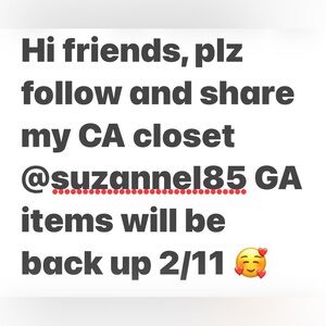 CA Closet Now Separate From Georgia Closet @suzannel85 (That is an L before 85)